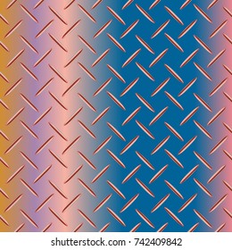 New multicolor abstract background with steel grid.