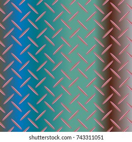 New multicolor abstract background with steel grid.