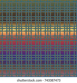 New multicolor abstract background with steel grid.