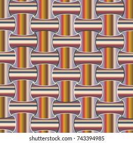 New multicolor abstract background with steel grid.