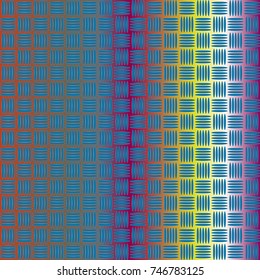 New multicolor abstract background with steel grid.