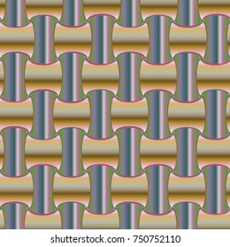 New multicolor abstract background with steel grid.