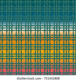 New multicolor abstract background with steel grid.