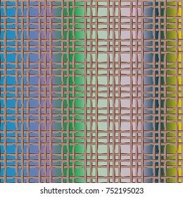 New multicolor abstract background with steel grid.