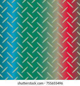 New multicolor abstract background with steel grid.