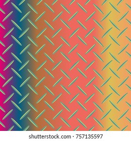 New multicolor abstract background with steel grid.