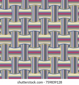New multicolor abstract background with steel grid.