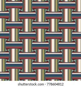 New multicolor abstract background with steel grid.