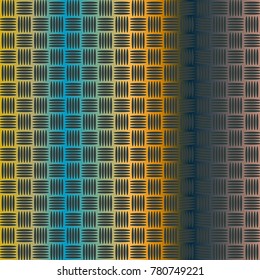 New multicolor abstract background with steel grid.