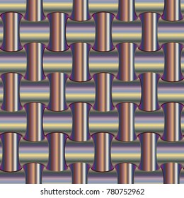 New multicolor abstract background with steel grid.