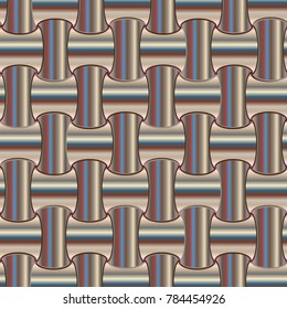 New multicolor abstract background with steel grid.