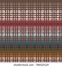 New multicolor abstract background with steel grid.