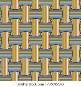 New multicolor abstract background with steel grid.