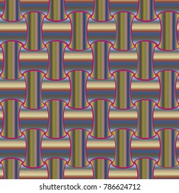 New multicolor abstract background with steel grid.
