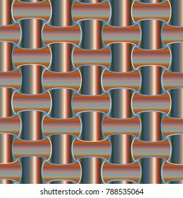 New multicolor abstract background with steel grid.