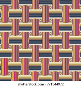New multicolor abstract background with steel grid.