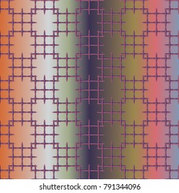 New multicolor abstract background with steel grid.