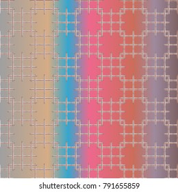 New multicolor abstract background with steel grid.