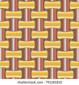 New multicolor abstract background with steel grid.