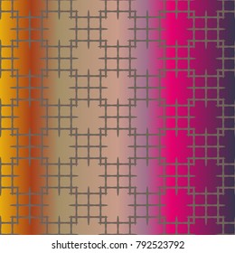 New multicolor abstract background with steel grid.