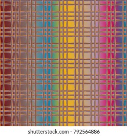 New multicolor abstract background with steel grid.