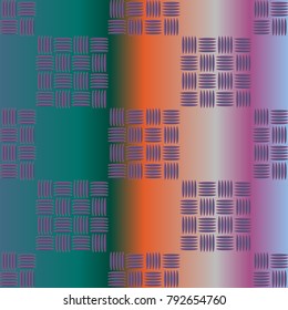 New multicolor abstract background with steel grid.
