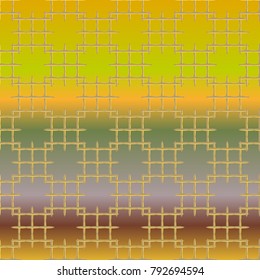 New multicolor abstract background with steel grid.