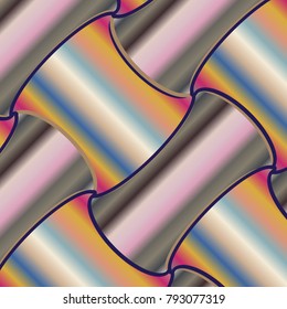 New multicolor abstract background with steel grid.