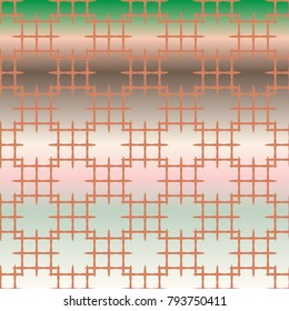 New multicolor abstract background with steel grid.