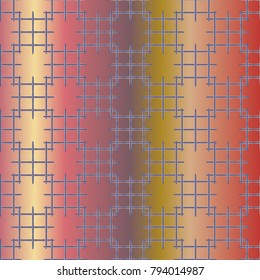 New multicolor abstract background with steel grid.