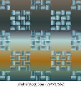 New multicolor abstract background with steel grid.