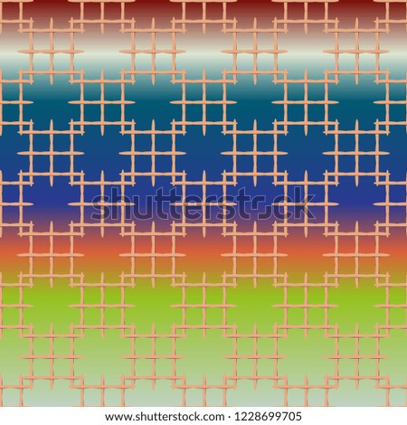 New multicolor abstract background with steel grid.