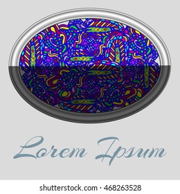 New multicolor abstract logo emblem for design.