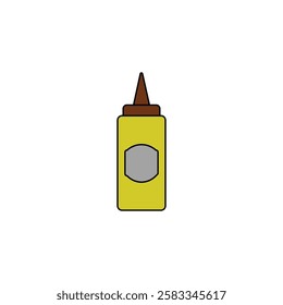 new mustard vector type icon