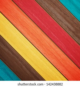new natural background with fine colored planks can use like wooden wallpaper