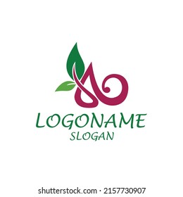 New natural logo design eps file