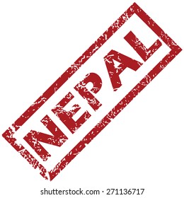 New Nepal grunge rubber stamp on a white background. Vector illustration