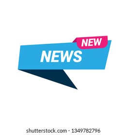 new news sign banner - speech bubble,label,sticker 