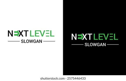 New Next level initial Word Mark business logo vector design 