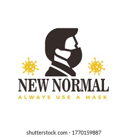 new normal concept icon illustration