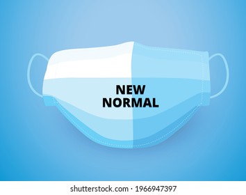 New normal concept , safety breathing mask, covid-19, protection to Disease , safety first.