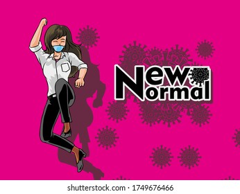 new normal conceptual design illustration Design