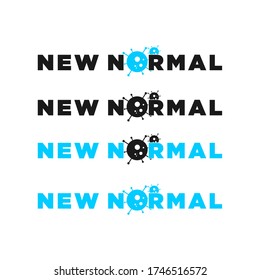 NEW  NORMAL DESIGN VEKTOR ABSTRACK