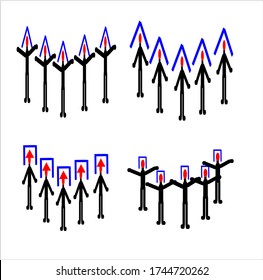 new normal, face field protection illustration vector graphic