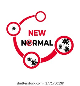 nueva ilustración vectorial de icono normal