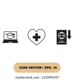 new normal icons  symbol vector elements for infographic web