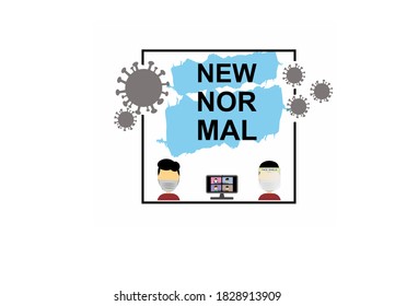 New Normal, illustration of activities after the pandemic
