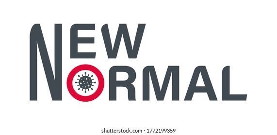 New normal lifestyle after from covid.  Vector lifestye and social distancing concept.