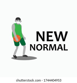 New Normal Propaganda. People Activity in Endemic - Vector. 