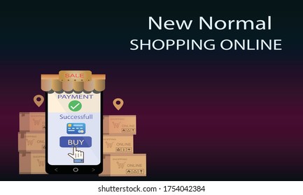 Nueva idea de concepto de compra normal